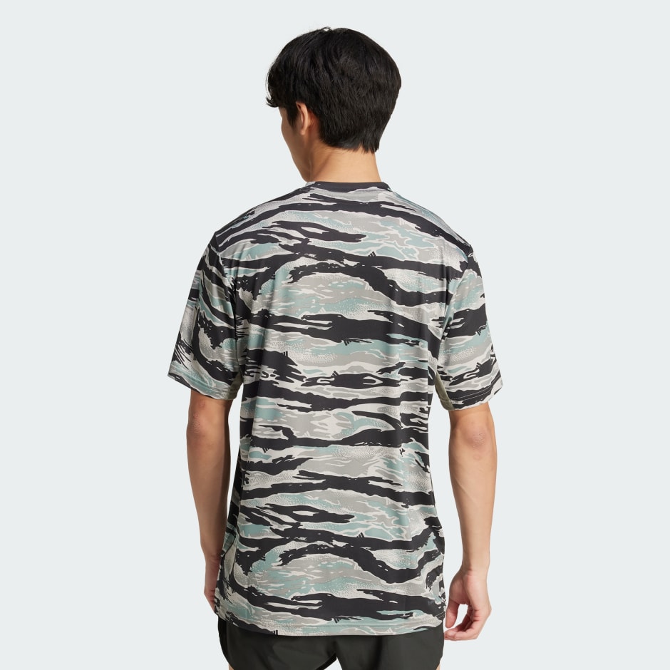 Tricou Train Essentials Camo AOP