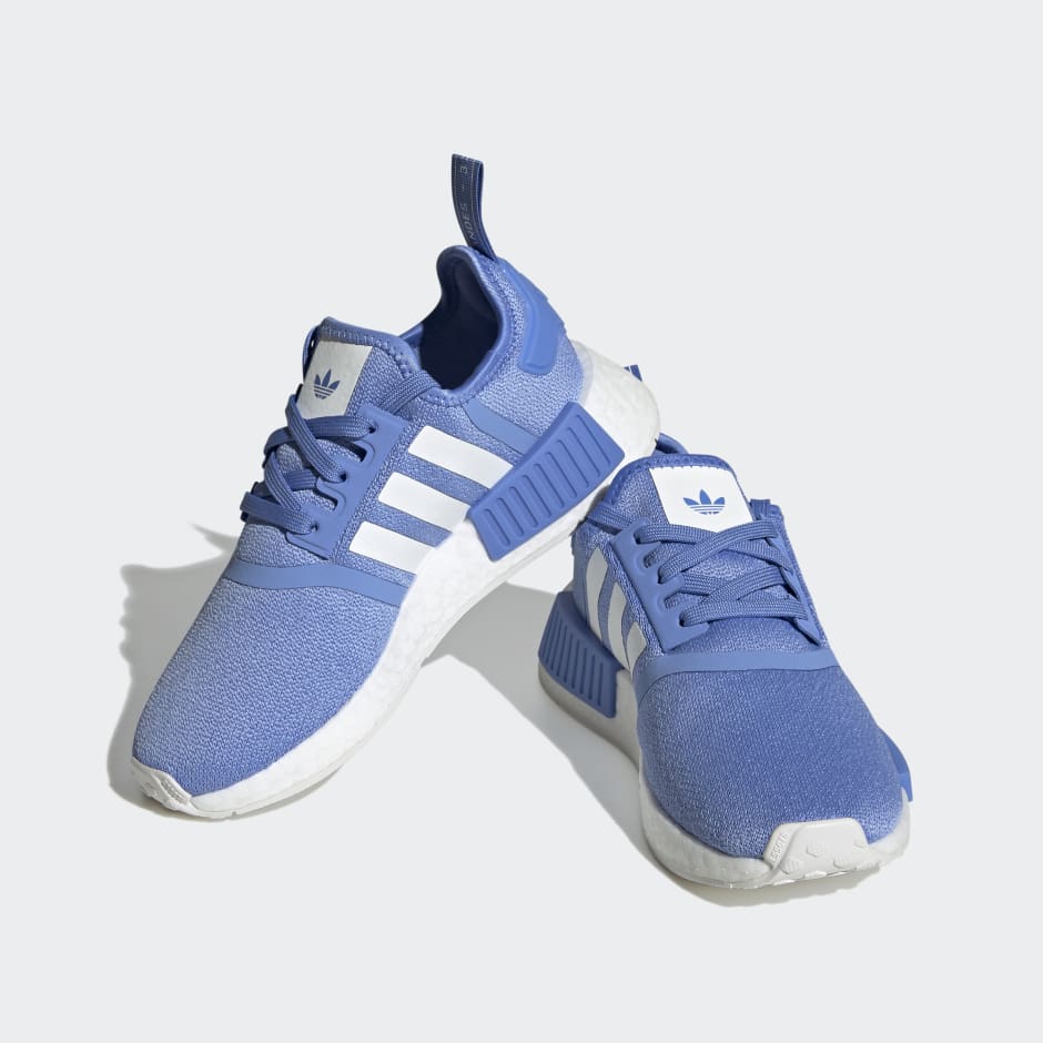 Adidas originals women's nmd_r1 shoes clearance blue/white