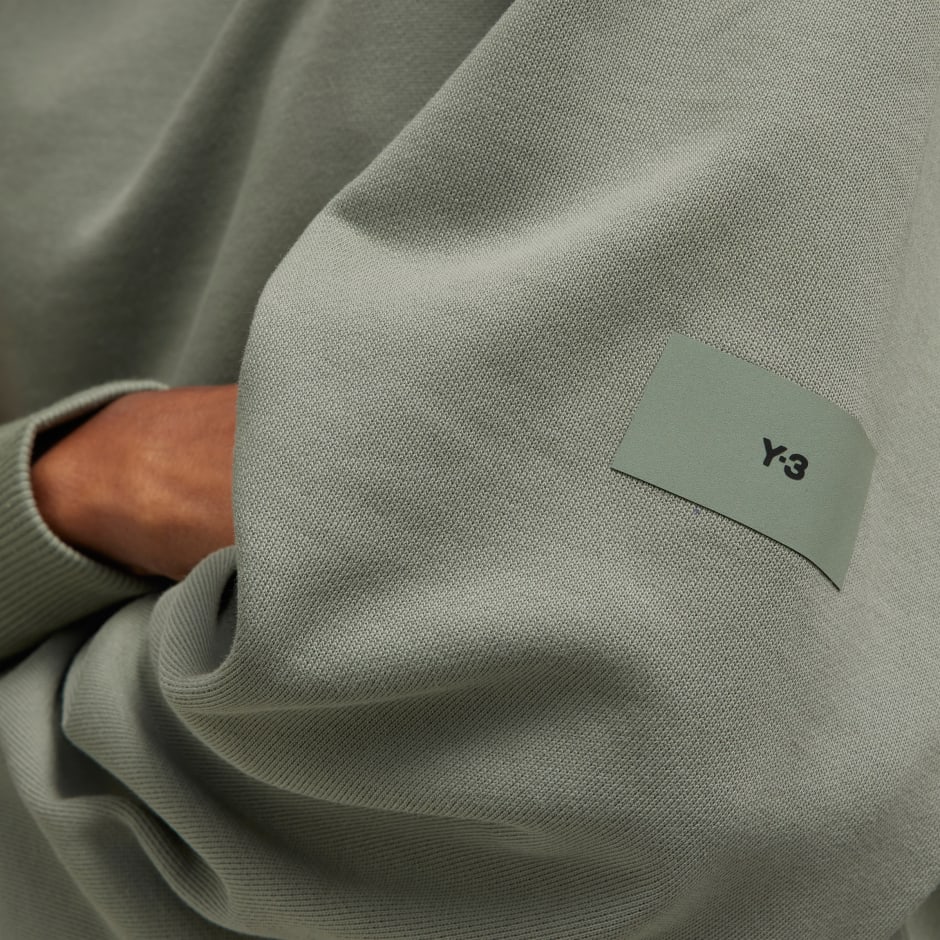 Y-3 Organic Cotton Terry Boxy Crew Sweater