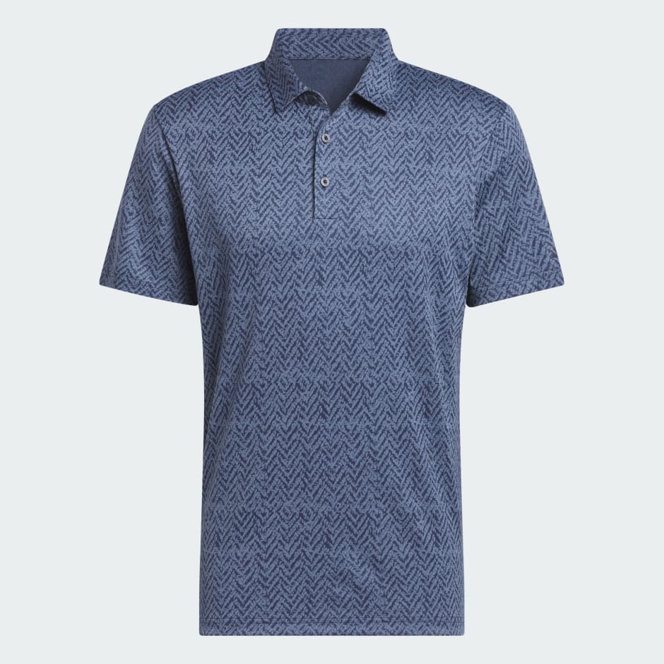 Clothing - Ultimate365 Jacquard Polo Shirt - Blue | adidas South Africa