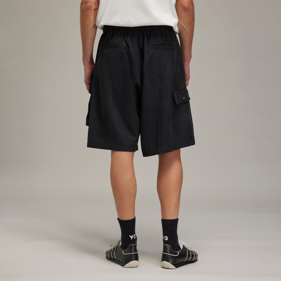 Y-3 Washed Twill Shorts