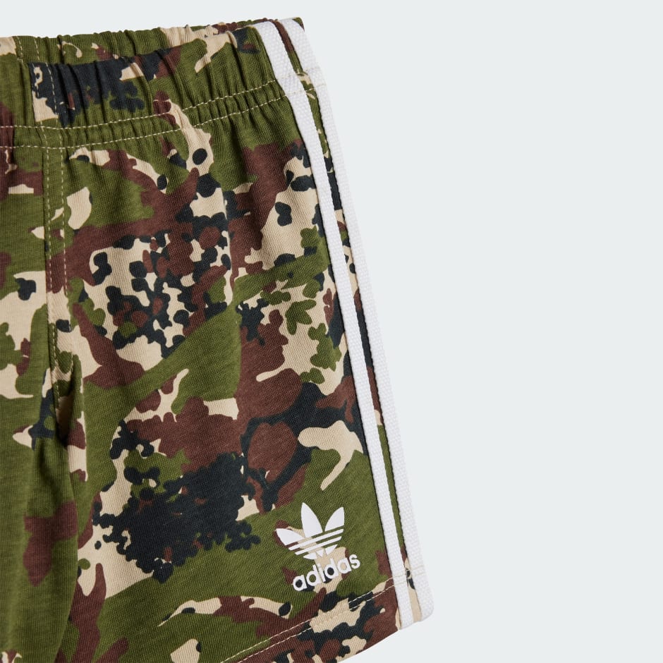 סט Camo Short Tee