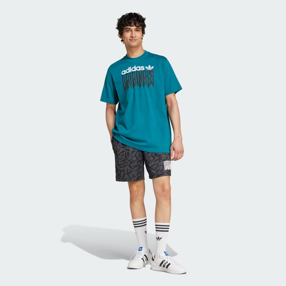 Allover Print Shorts