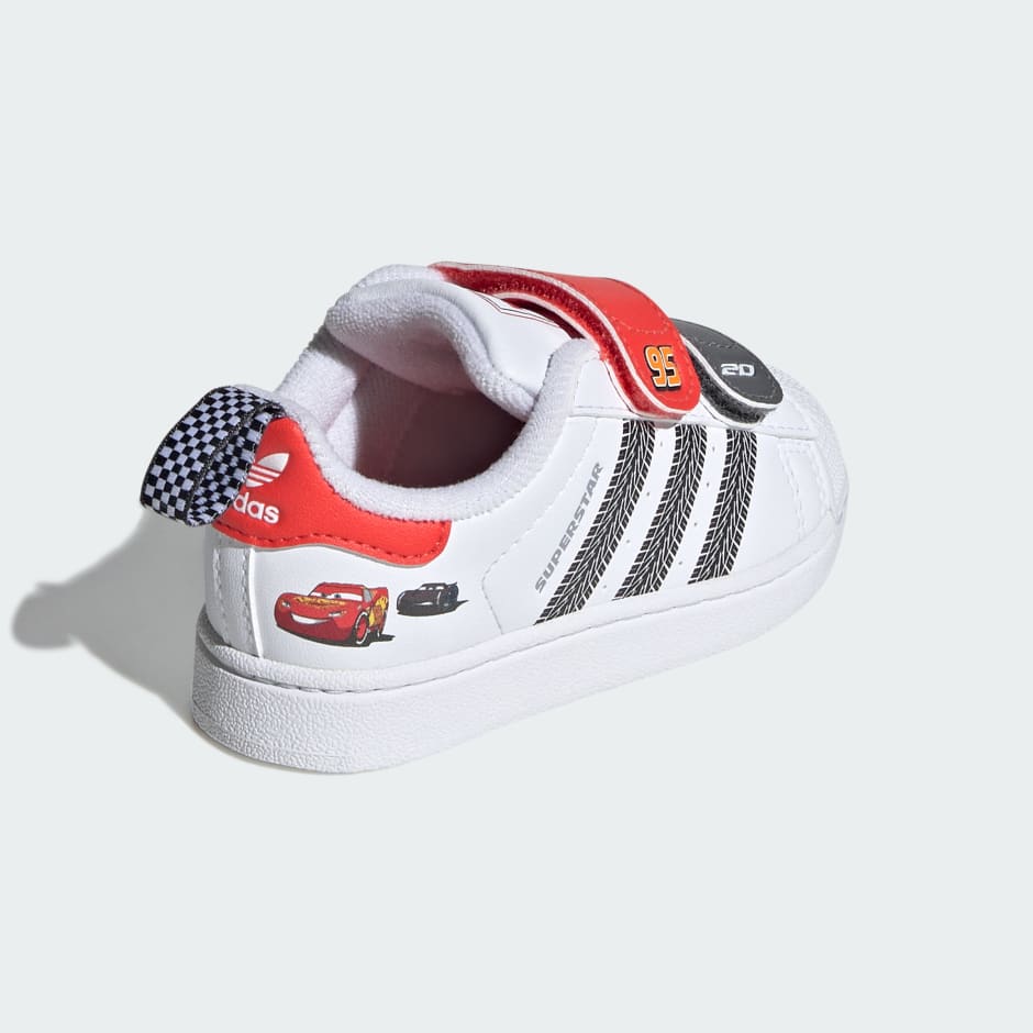 حذاء للأطفال adidas Pixar Cars Superstar II Comfort Closure
