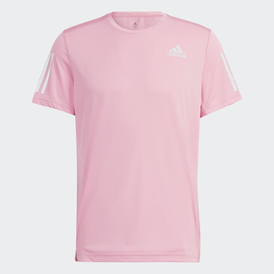 Adidas camiseta sales rosa hombre