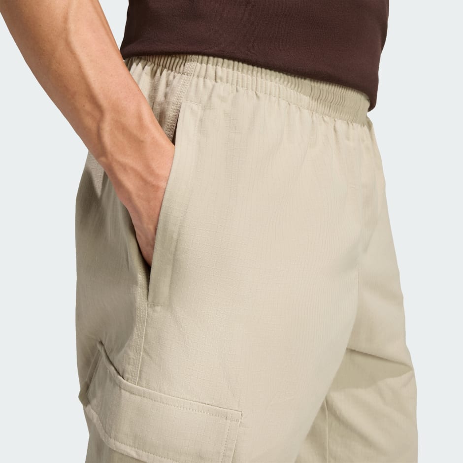 Pantaloni Trefoil Essentials din material țesut