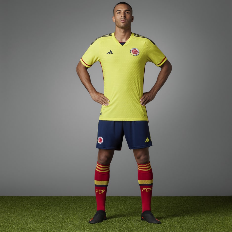 Adidas 2021 Colombia FCF Home Men's Stadium Jersey