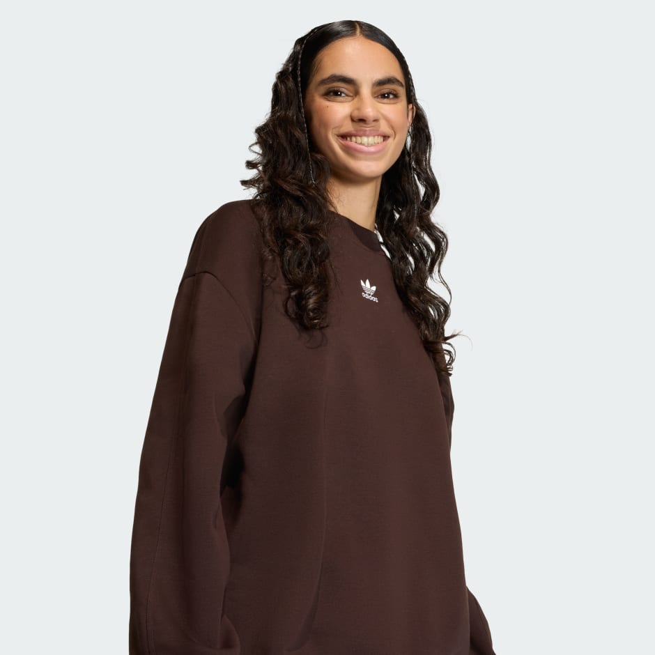 Hanorac din fleece supradimensionat ESSENTIALS