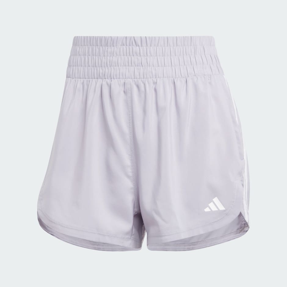 Pacer Training 3-Stripes Woven High-Rise Shorts