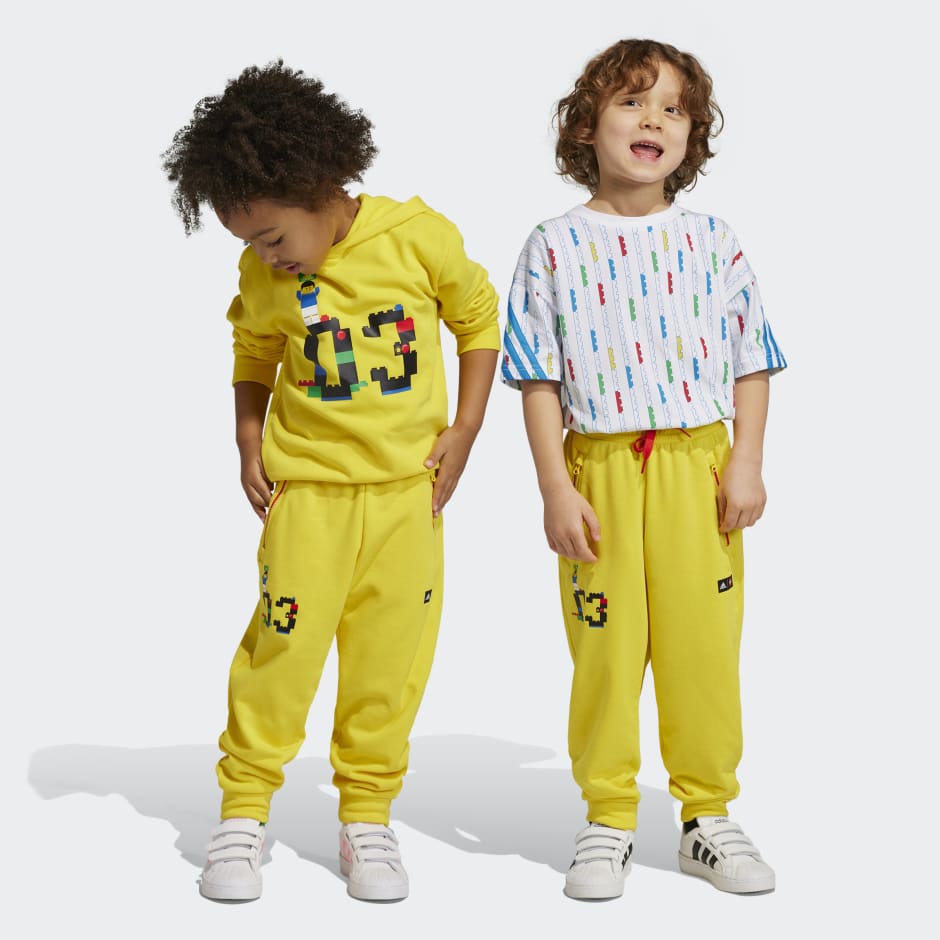 Clothing - adidas x Classic LEGO® Pants - Yellow | adidas South Africa