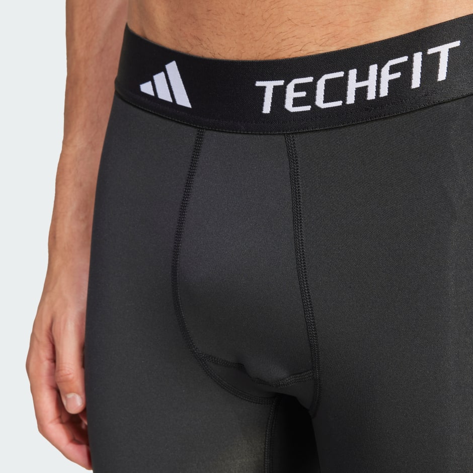 Kompresijske dugačke sportske tajice Techfit 3-Stripes