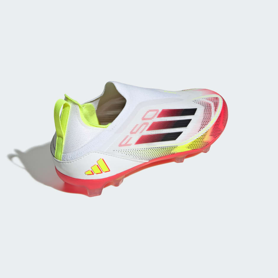 Ghete F50 Elite de teren dur, fără șireturi, pentru copii