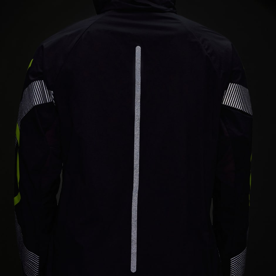 Adidas jacket with reflective stripes online