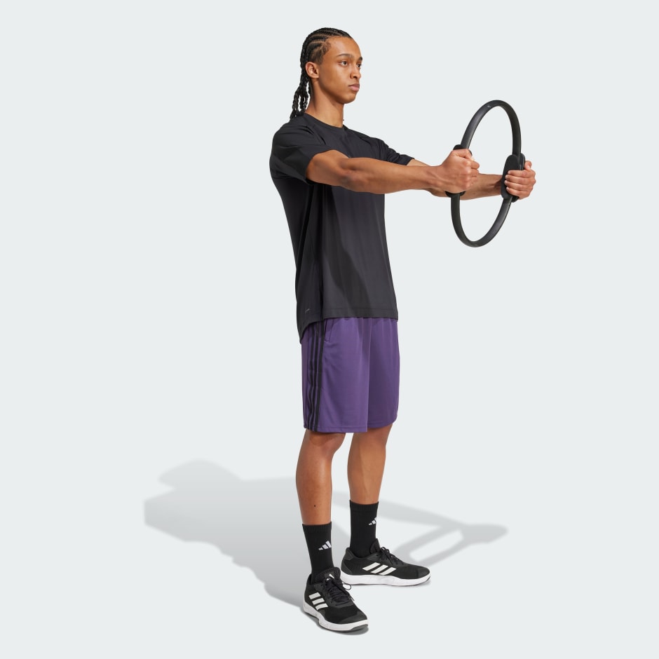 Shorts de Entrenamiento Train Essentials Piqu&eacute; 3 Rayas