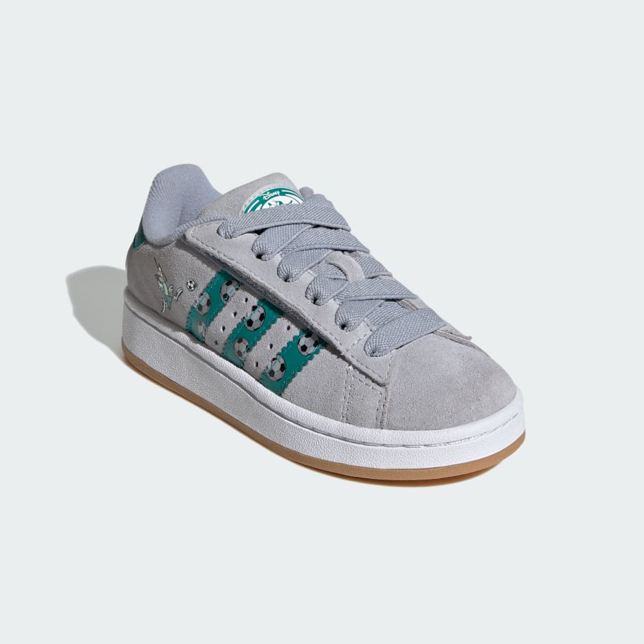 TENIS CON LUCES LED, CIERRE C&Oacute;MODO Y CORDONES EL&Aacute;STICOS ADIDAS DISNEY CAMPUS 00S