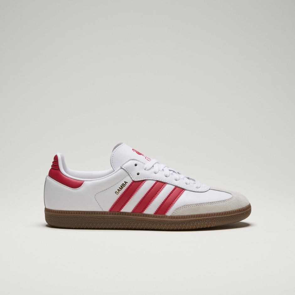 Samba Liverpool FC Shoes - White | adidas Hong Kong