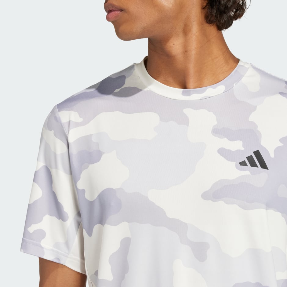 Train Essentials Camo Allover Print Tee