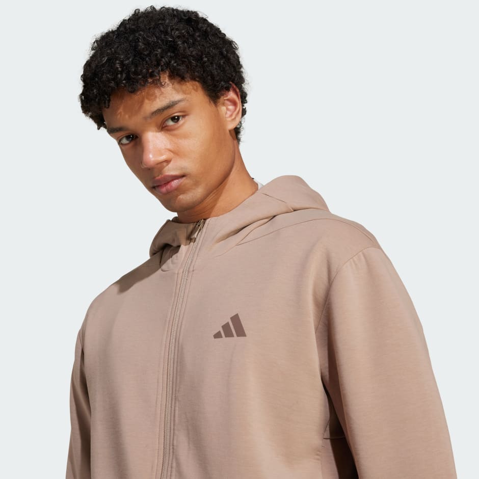 Veste de surv&ecirc;tement enti&egrave;rement zipp&eacute;e con&ccedil;ue pour l'entra&icirc;nement