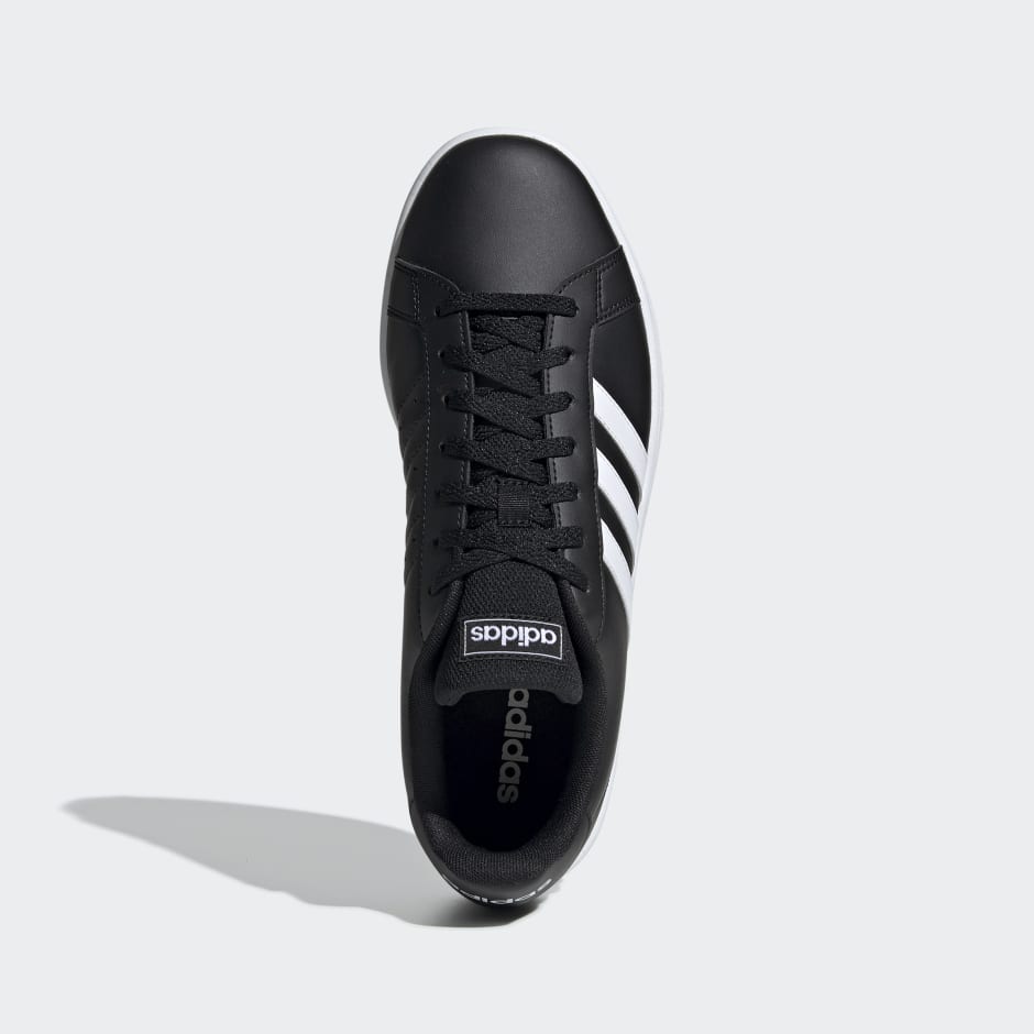 Men's Shoes - Grand Court Base Shoes - Black | adidas Saudi Arabia