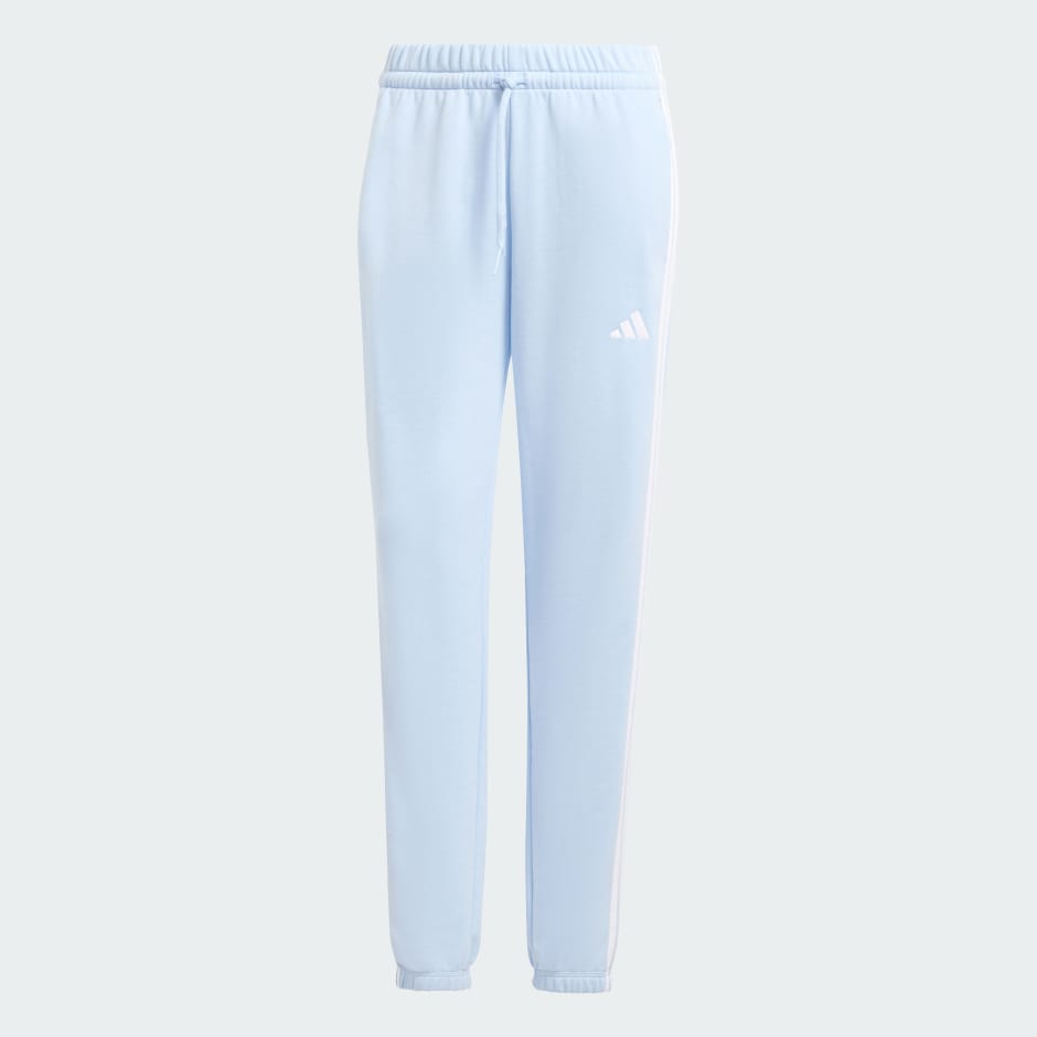 Essentials 3-Stripes French Terry Cuffed Pants