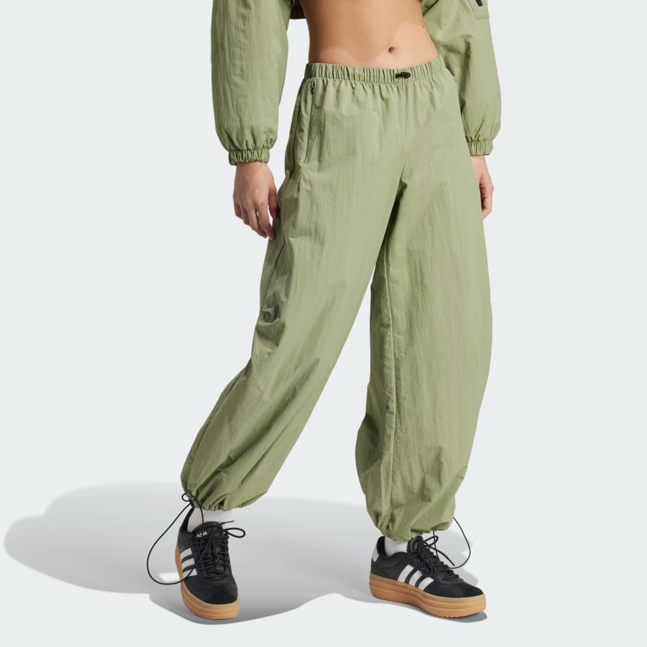 City Escape Woven Parachute Pants