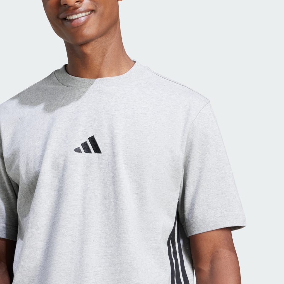 Essentials 3-Stripes Single Jersey Tee