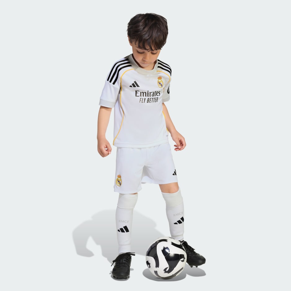 Real Madrid 25/26 Home Mini echipament pentru copii