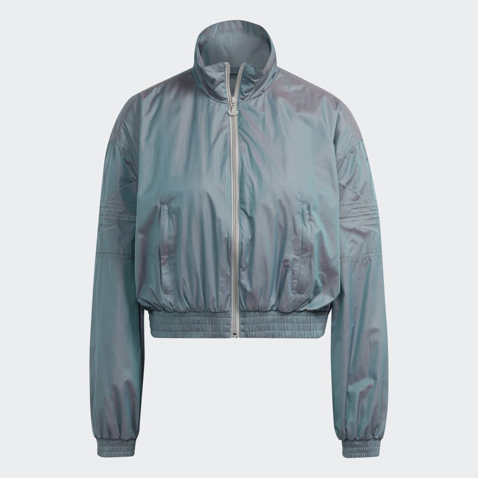 iridescent adidas jacket