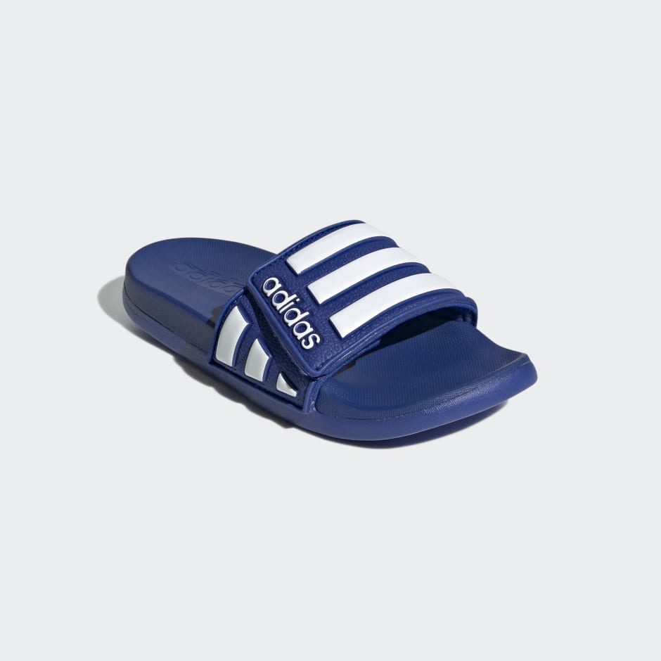 adidas Adilette Comfort Adjustable Slides - Blue | adidas UAE