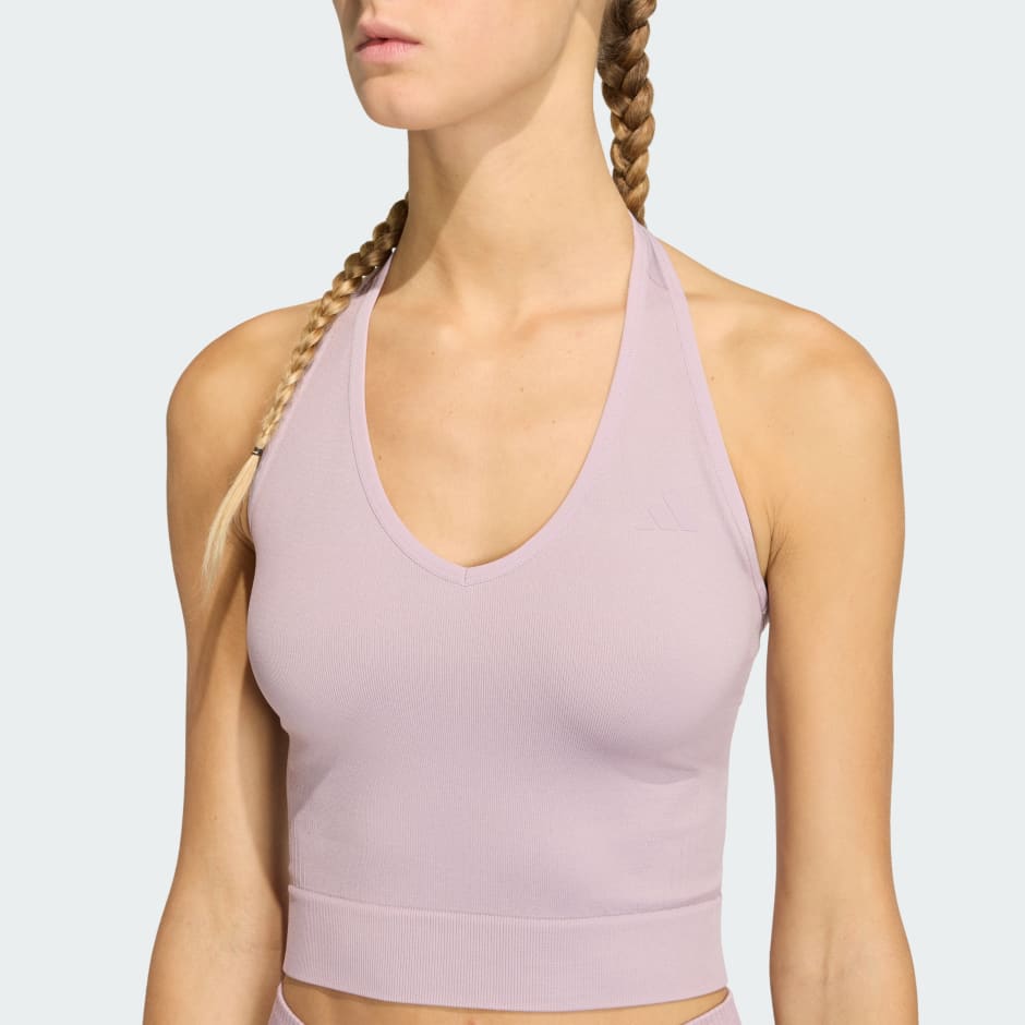 Tricou Workout Essentials Knit Halterneck