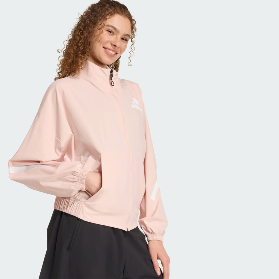 adidas Z.N.E. 全幅拉鍊梭織運動風褸