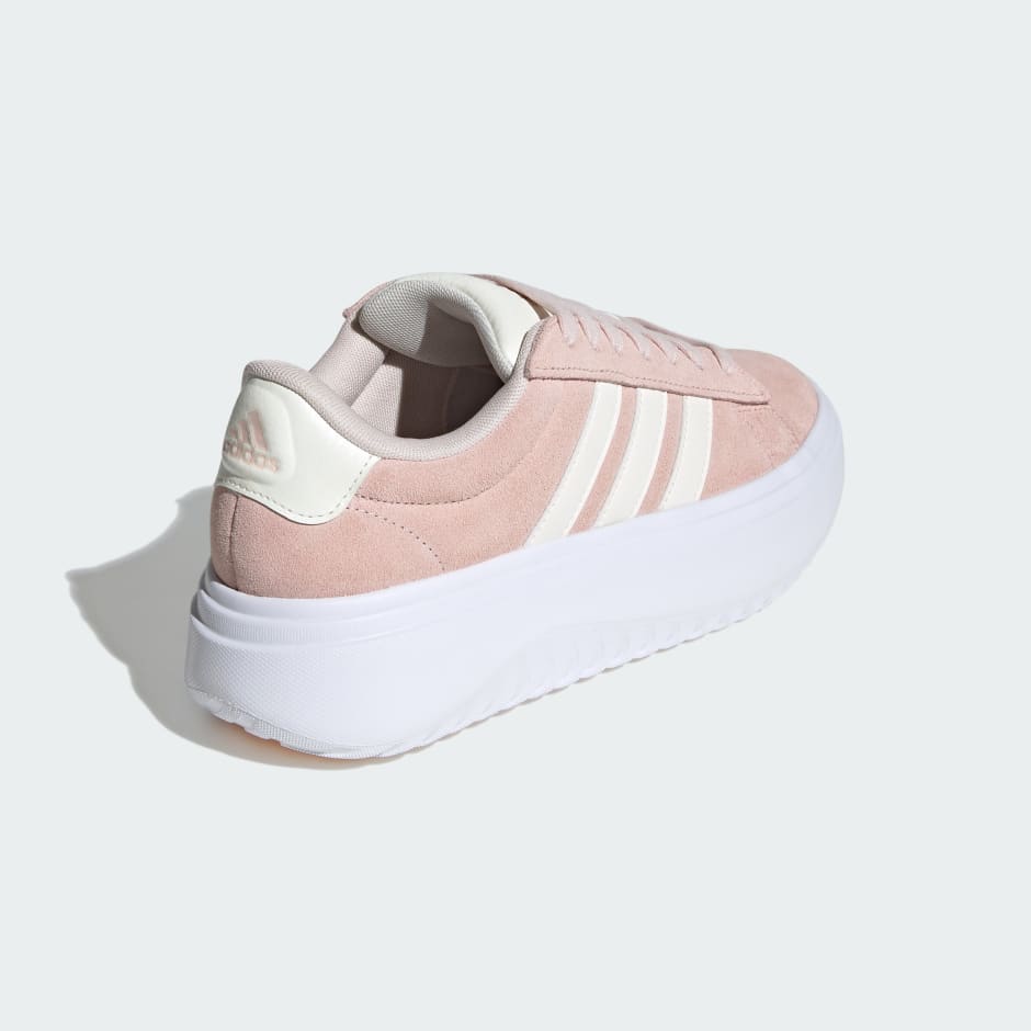Shoes - Grand Court Platform Shoes - Pink | adidas South Africa
