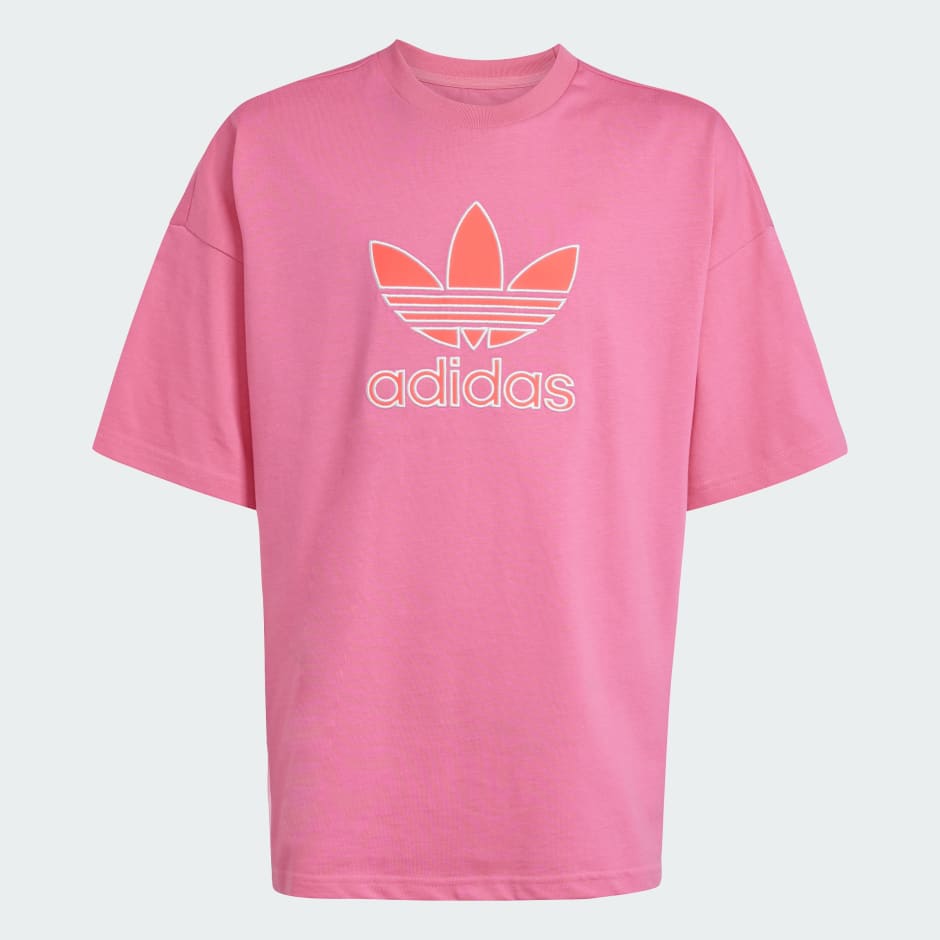 Tricou cu logo Trefoil supradimensionat