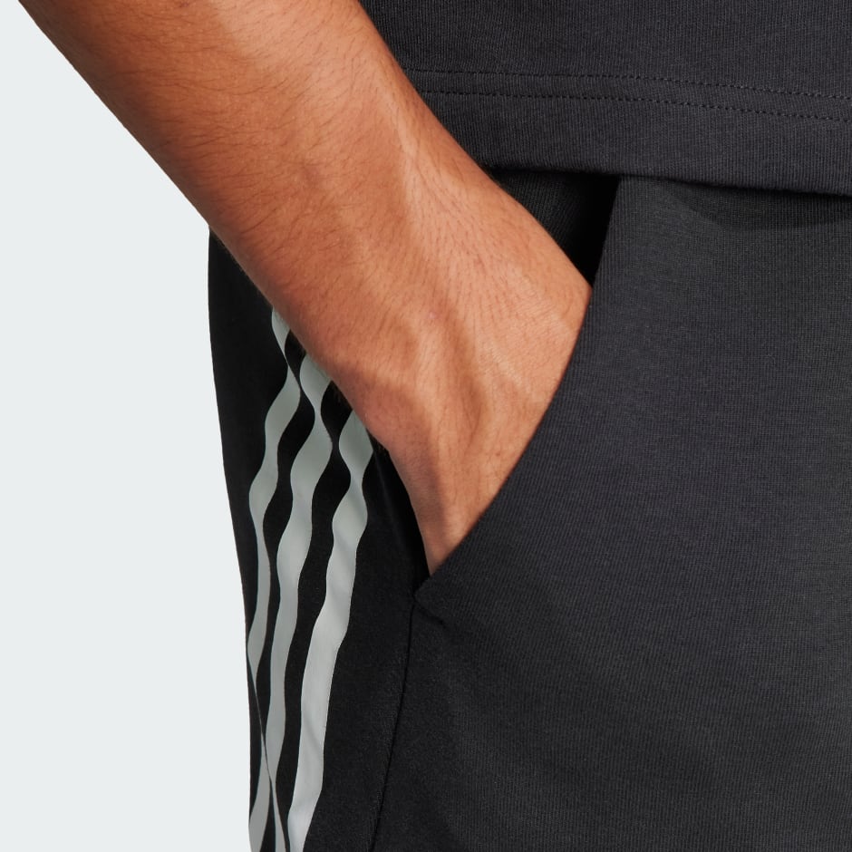 Clothing - Future Icons 3-Stripes Shorts - Black | adidas South Africa