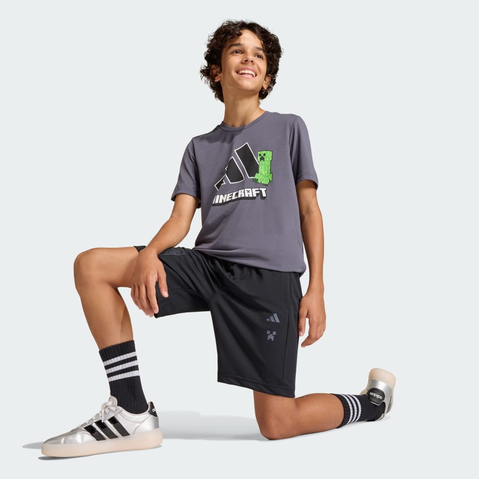 SHORT D'ENTRA&Icirc;NEMENT ADIDAS MINECRAFT