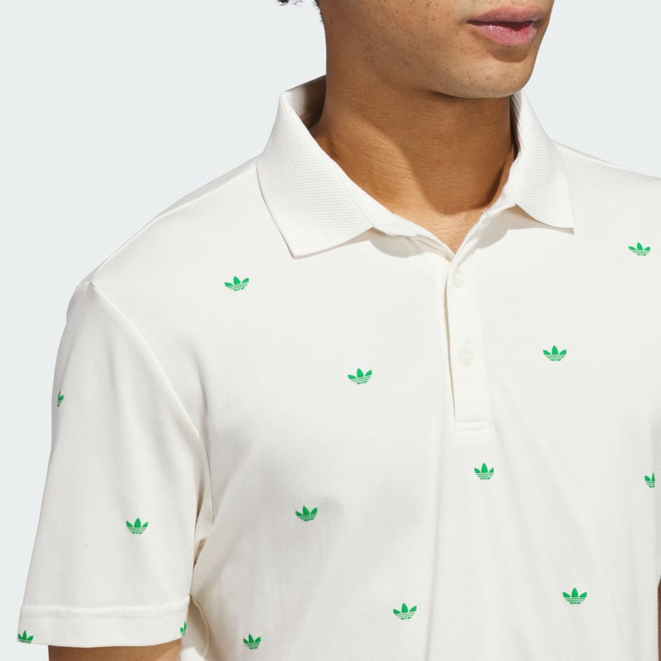 Tricou polo Originals cu trifoi și imprimeu