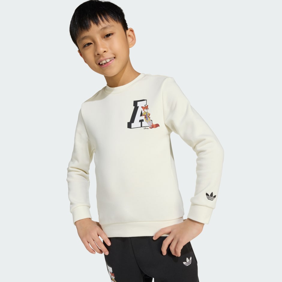 Kids Clothing - Adidas Disney Crew Set Kids - White | adidas