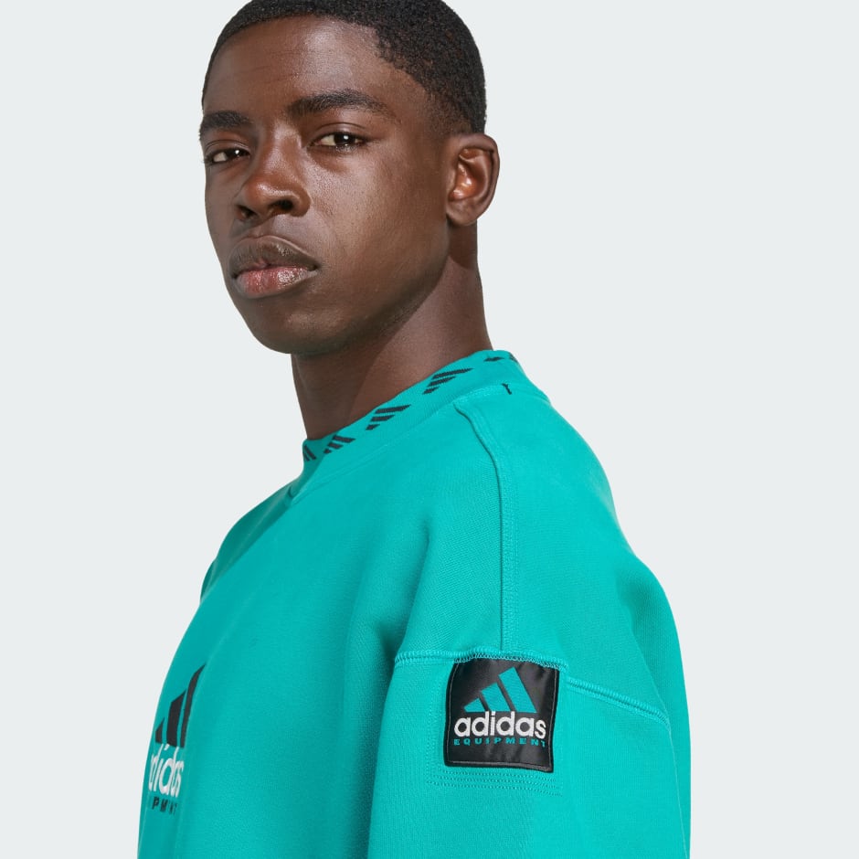 Bluză de trening cu guler rotund EQT Wash