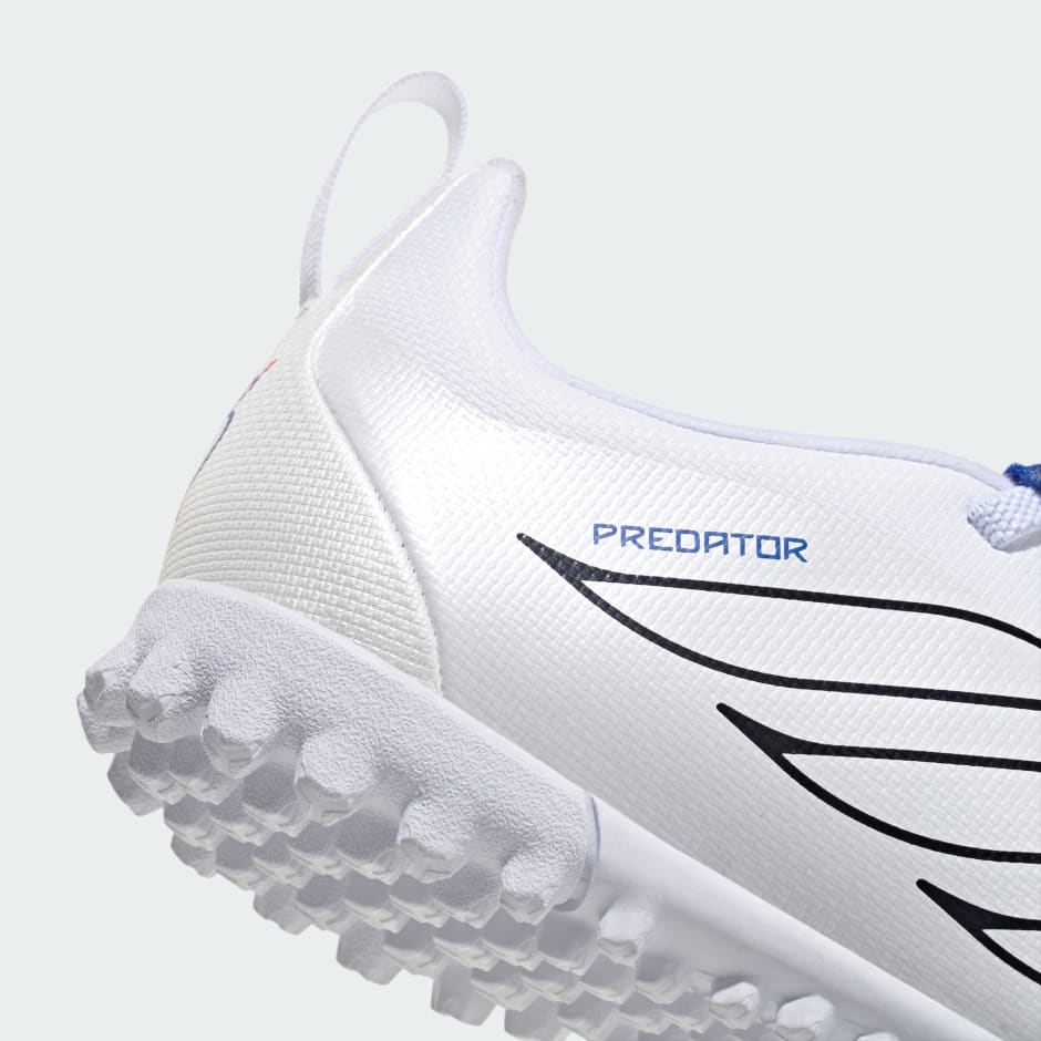 PREDATOR CLUB Fold-Over Tongue Elastic Laces Turf Football Shoes Kids