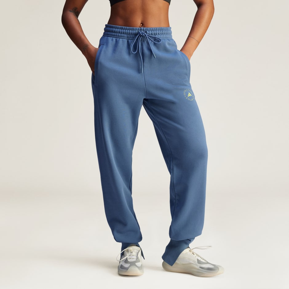 Pantaloni de trening cu manșete despicate adidas by Stella McCartney