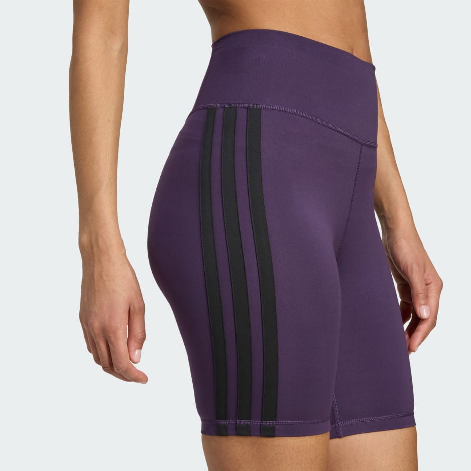Optime Essentials 3-Stripes Short Leggings