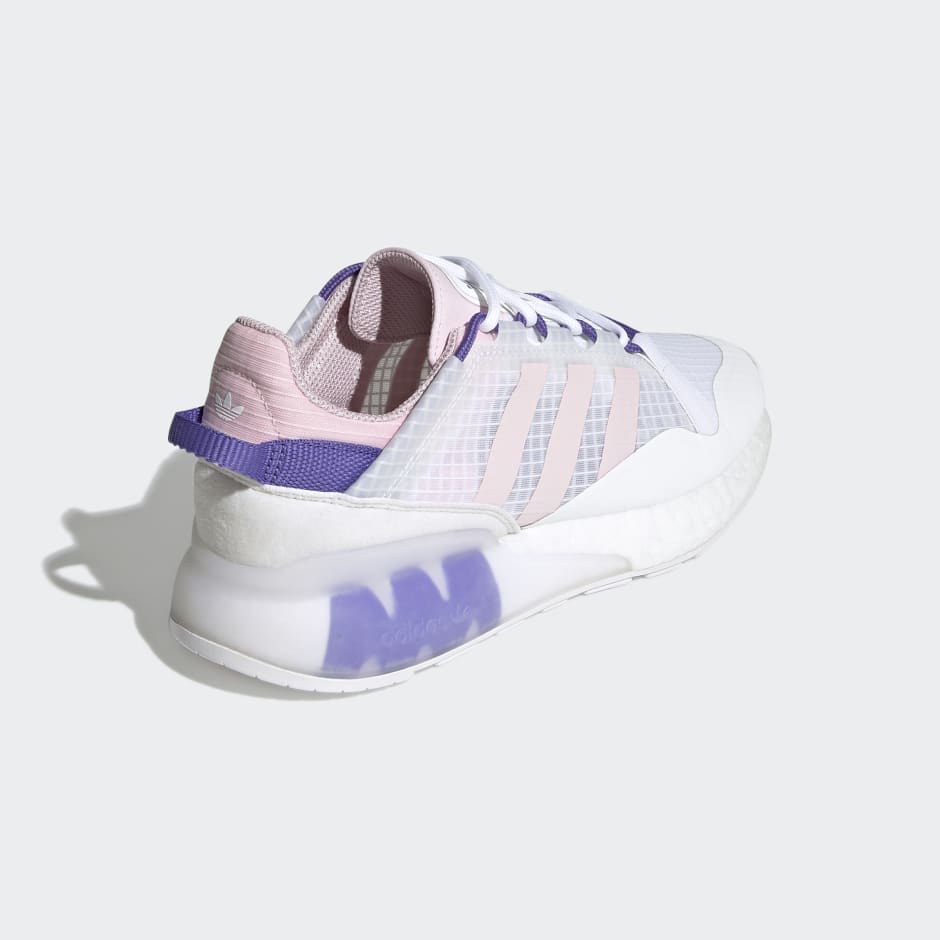 adidas white purple shoes