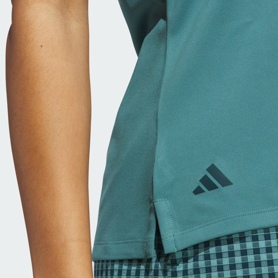 Ultimate365 Gingham Short Sleeve Polo Shirt