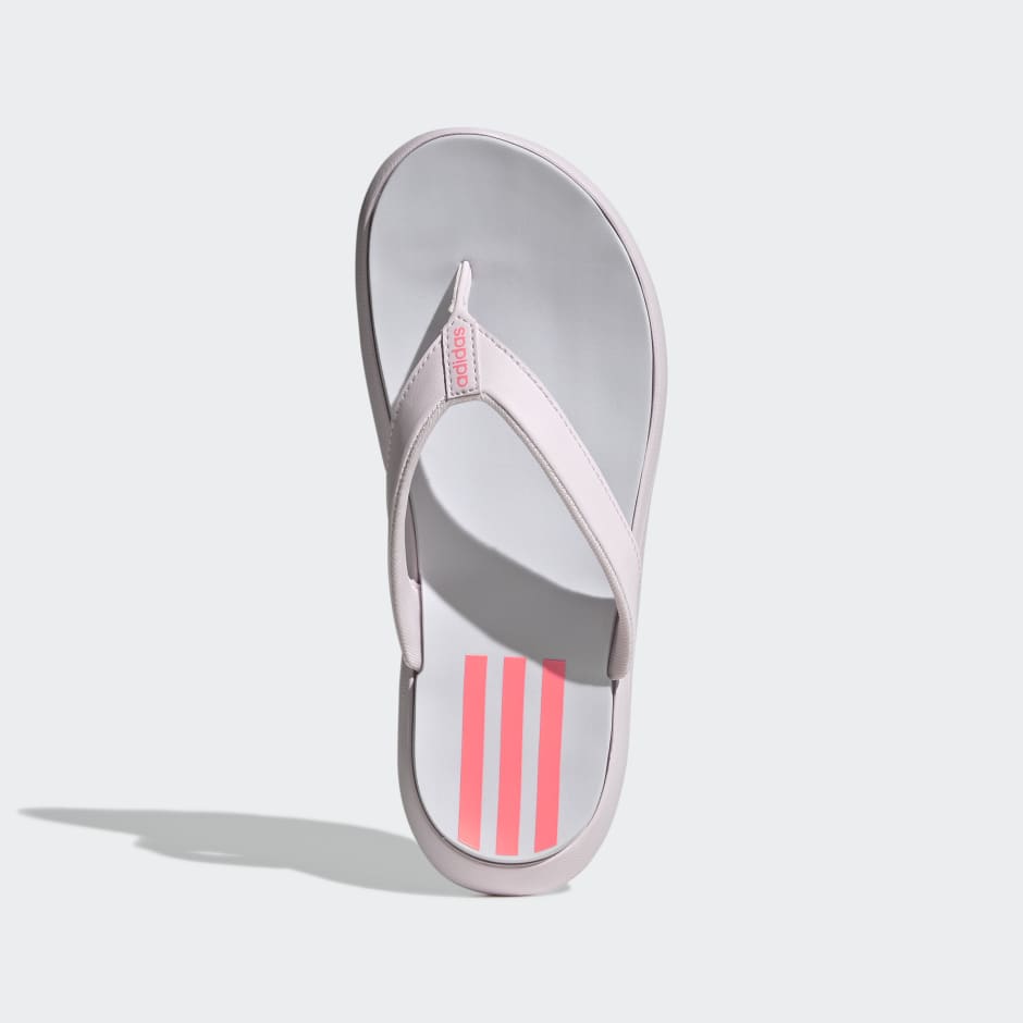 adidas memory foam flip flops women's