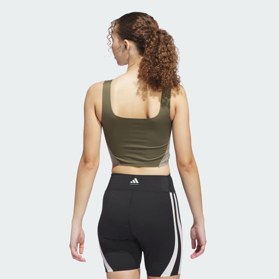 adidas Basketball Crop Tank Top