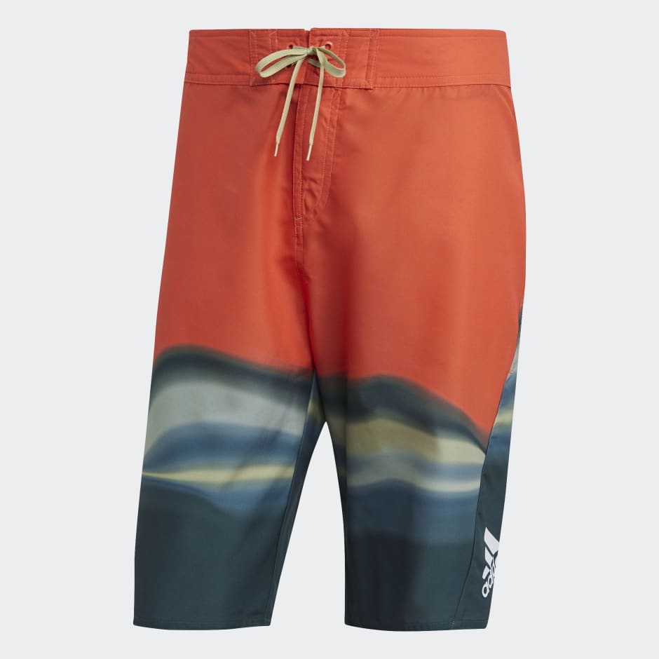 Knee-Length Graphic Board Shorts image number null