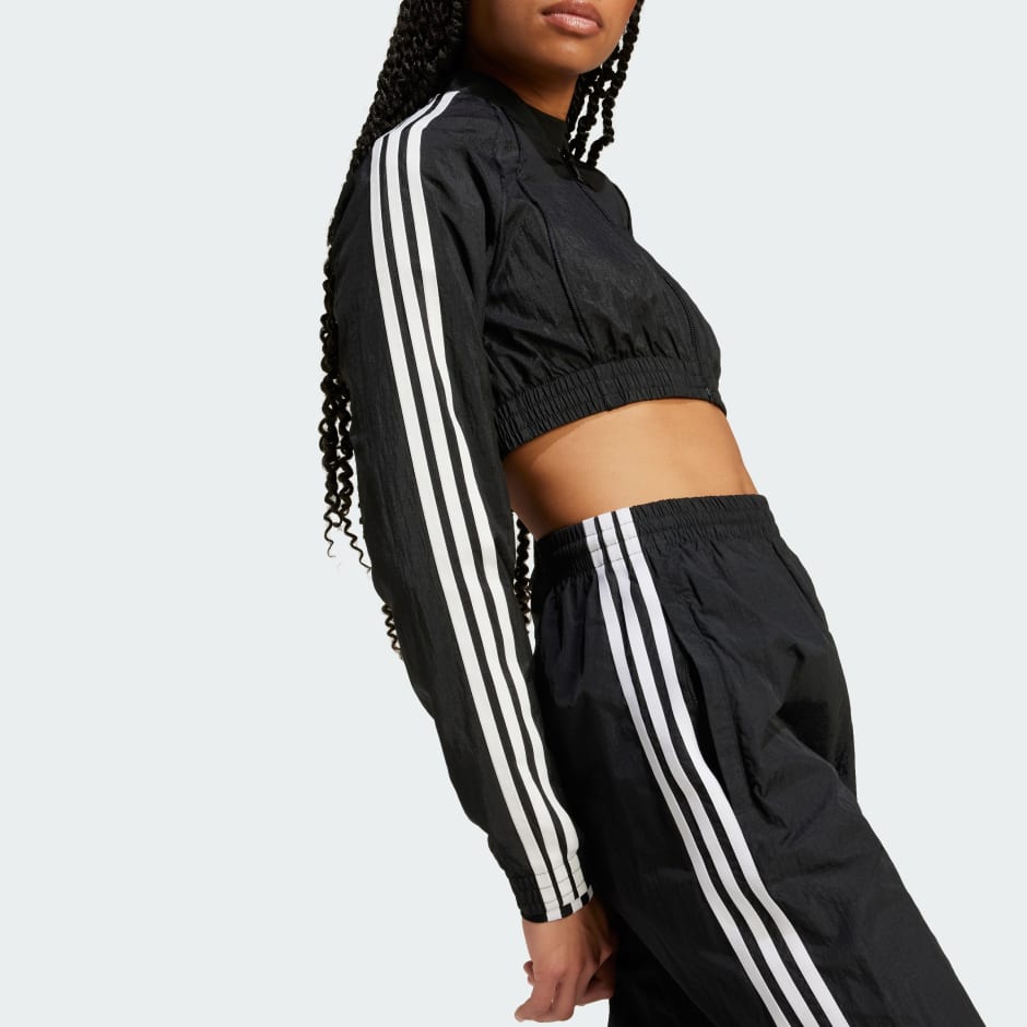 Slim Crop Track Top