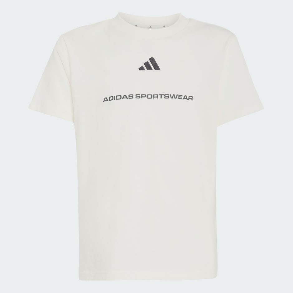 Tricou adidas Slogan din tricot simplu
