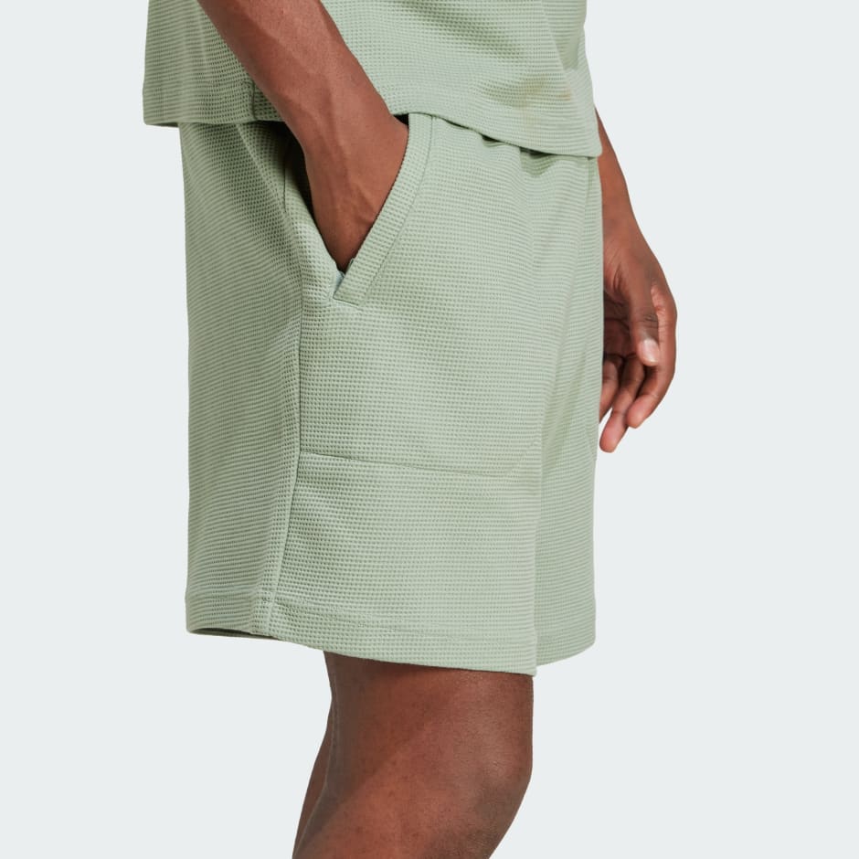 Essentials Trefoil Waffle Shorts