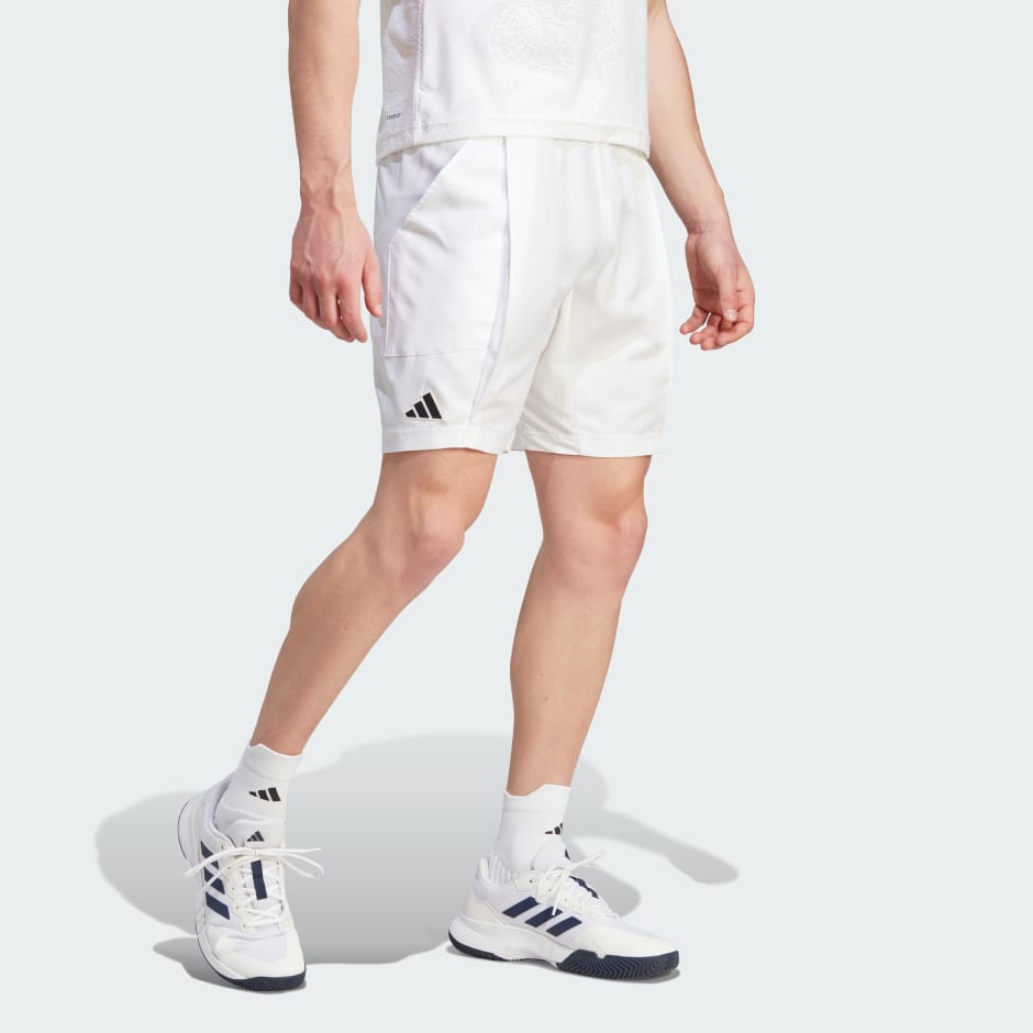 Short cheap adidas blanc